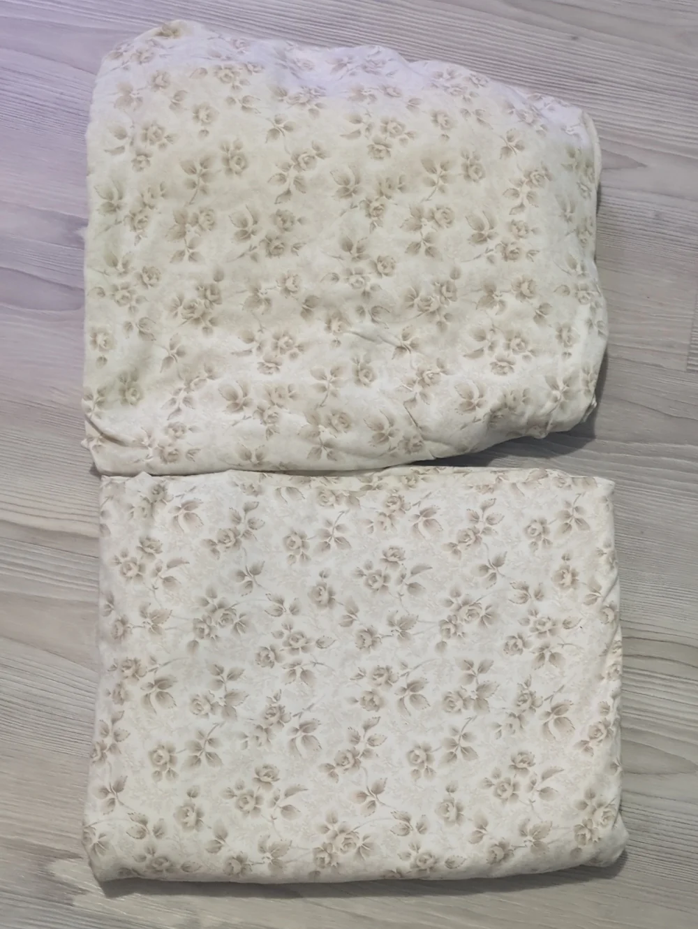 Laura Ashley Lifestyles Queen Sheet Set Floral Cottagecore Brown Tan Cream FLAWS